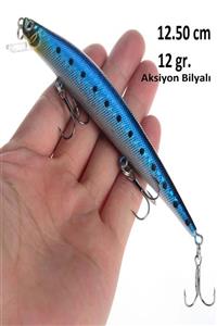 usmtekno 12gr.rapala Sahteyem Lures Turna Levrek,lüfer,çinekop,rapala A14 Mavi