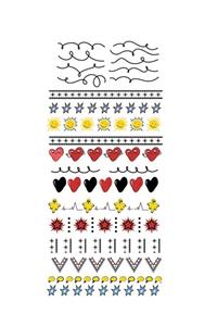 Flash Tattoos® Crazy Tırnak Dövmesi - Tırnak Tattoo - Nail Art - Tırnak Sticker