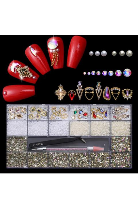 French House Tırnak Süsleme Seti