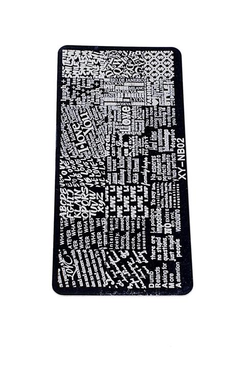 MOZIUR Stamper Plaka Xy-nb02