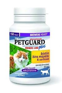 Petguard Kediler Için Biotin Ve Sarımsaklı Bira Mayası Tableti 150 Adet