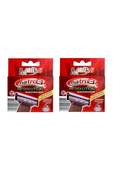Man's Matrix 3 Revolution Sistem Tıraş Bıçağı 2 Paket