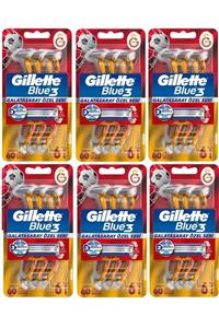 Gillette Blue3 6lı Galatasaray Taraftar Paketi X 6 Adet