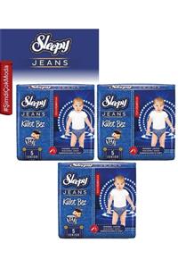 Sleepy Külot Bebek Bezi Jeans Jumbo Beden:5 11-18 kg Junior 72 Adet