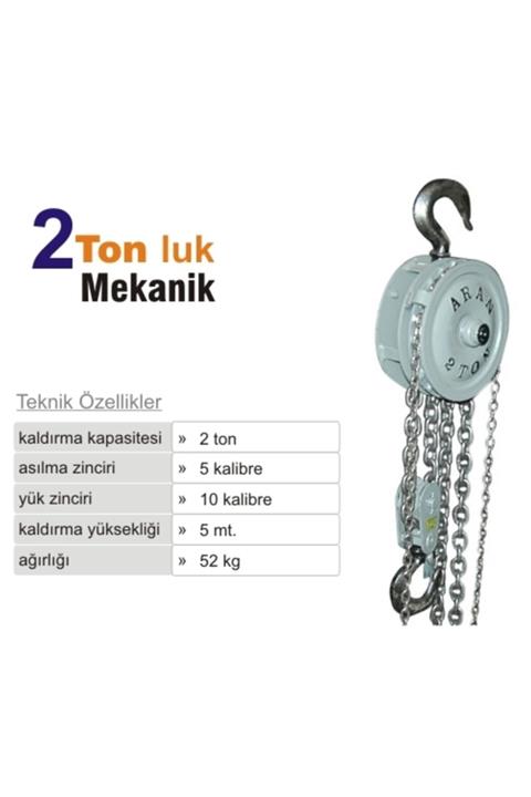 Aran Makina 2 Tonluk Mekanik Caraskal