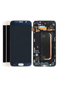 OEM Samsung Galaxy G920 S6 Uyumlu Revize Lcd+dokunmatik - Gold Ekran