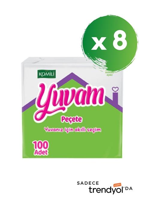 Komili Yuvam Peçete 100'lü * 8 Adet