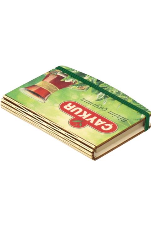 Ülker Reklam Promosyon Doğa Dostu 50 Yaprak Ahşap Notluk Ah-010