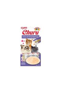 Ciao Churu Cream Tavuklu Ve Karidesli Kedi Ödül Kreması 4 X 14 Gr