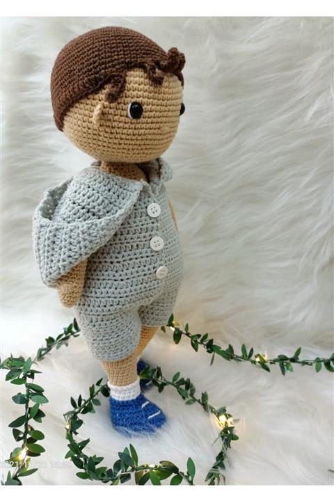BİLGECE İŞLER Amigurumi Tulumlu Çocuk