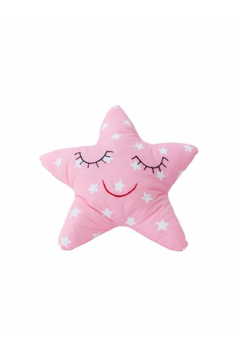 NEBULA SHOP Yıldız Yastık (pembe)