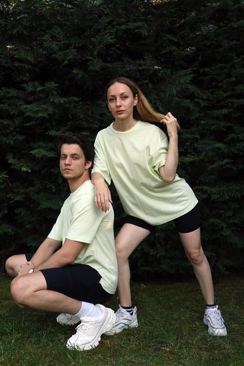 Penyem Unisex Açık Yeşil Oversize T-shirt