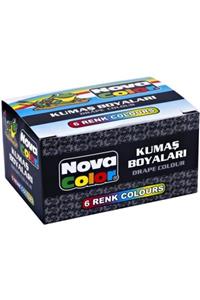 Nova Color Kumaş Boya-6 Lı-takım 30 cc