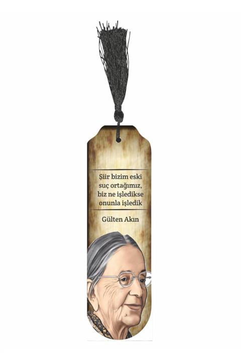 Hayat Poster Friedrich Nietzsche Püsküllü Ahşap Ayraç