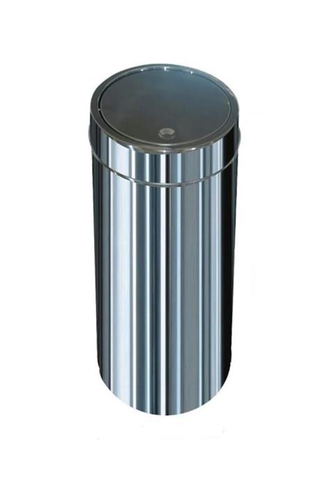 Arı Metal 1324 Döner Kapaklı 27 lt Paslanmaz Çöp Kovası