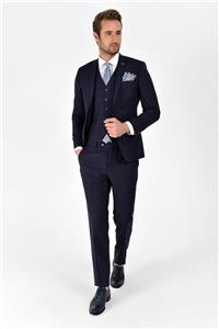 Centone Takım Elbise Yelekli Slim Fit 6 Drop 19-0401