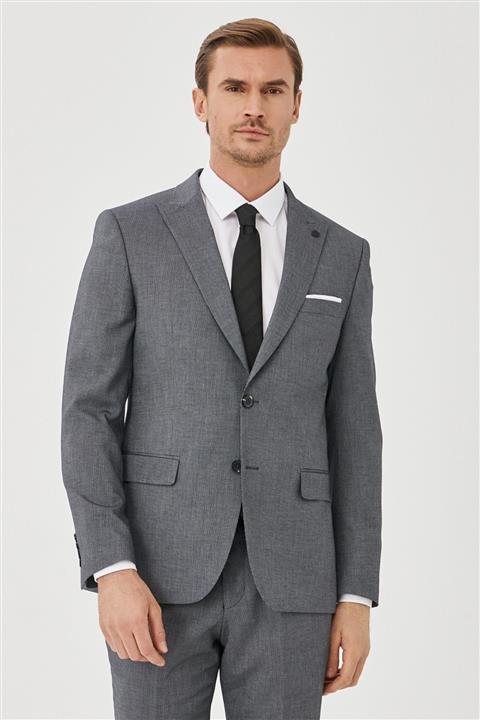 ALTINYILDIZ CLASSICS Erkek Antrasit Slim Fit Dar Kesim Takım Elbise