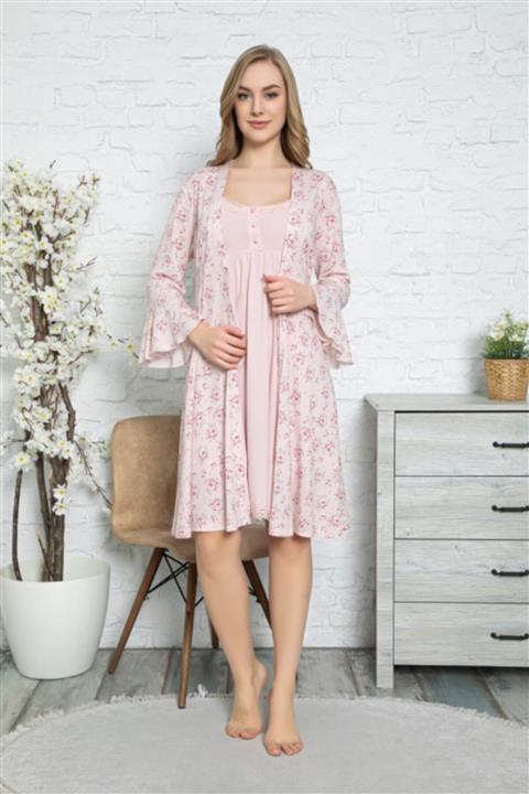 Duchesse Penye Gecelik Sabahlık Takım