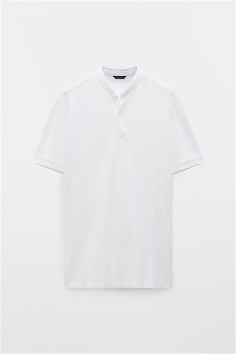Massimo Dutti Pamuklu Kısa Kollu Polo T-Shirt