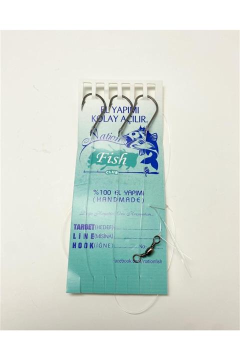 Remixon Fish Master 3'lü Hırsızlı Çipura Takımı Model : 2