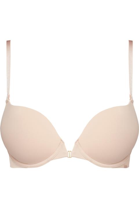 Calvin Klein Kadın Bej Push Up Plunge Sütyen