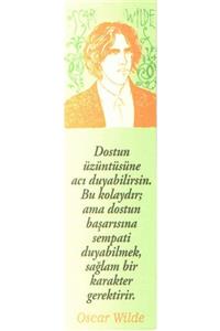 Şahsi Basım Oscar Wilde Kitap Ayracı