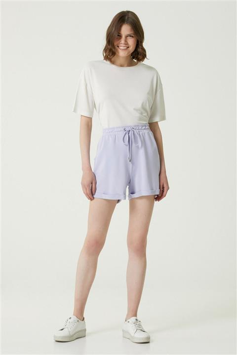 Network Kadın Basic Fit Lila Şort 1079928
