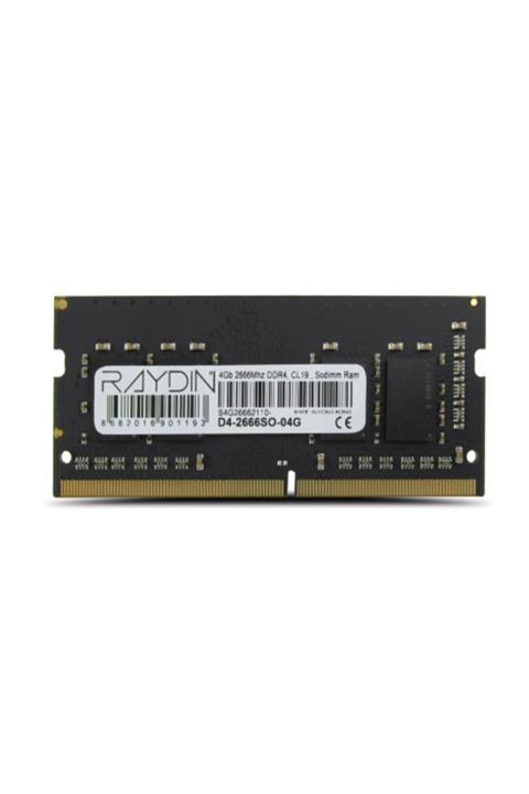 Raydın D4-2666so-04g 4gb, Ddr4, 2666mhz, 1,2v, Cl19, Notebook Sodımm Ram