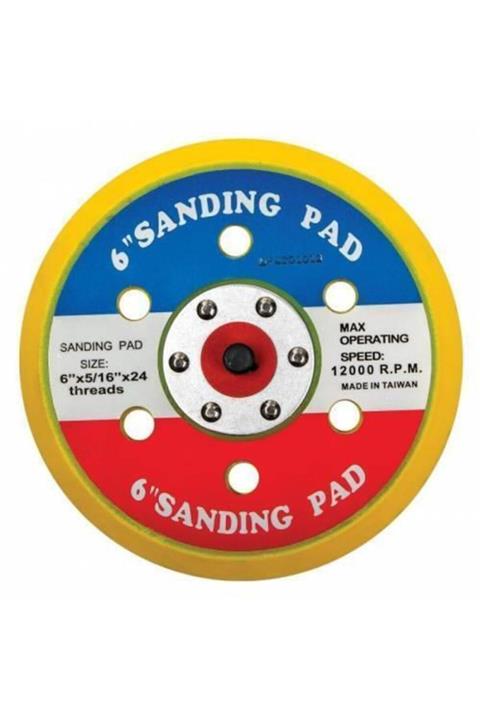 Yama Cırtlı Delikli Eksantirik Zımpara Tabanı 150 Mm