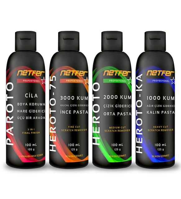 Netfer 4'lü Pasta Cila Set - 4x100 Ml