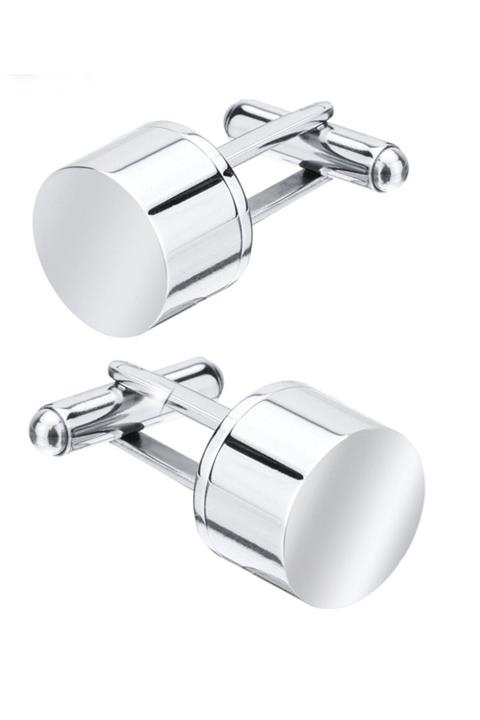 Omark Cotton Erkek Gümüş Puro Delici Kol Düğmesi