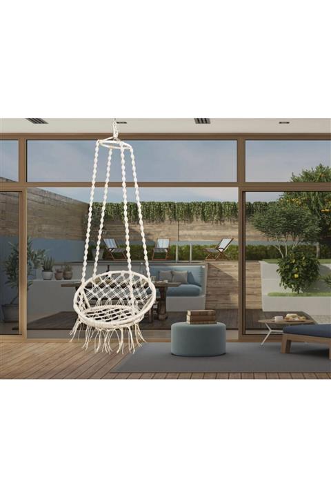 mobilyammetal Krem Salıncak