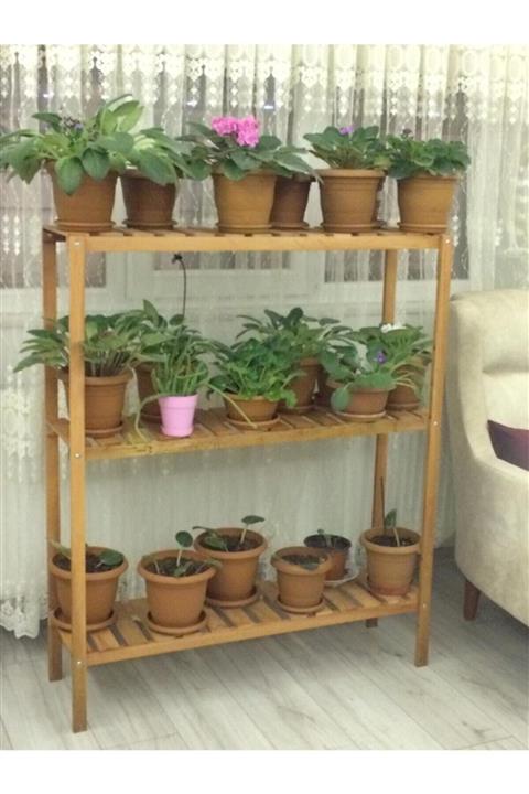 WSTARK Ahşap Saksılık Çiçeklik