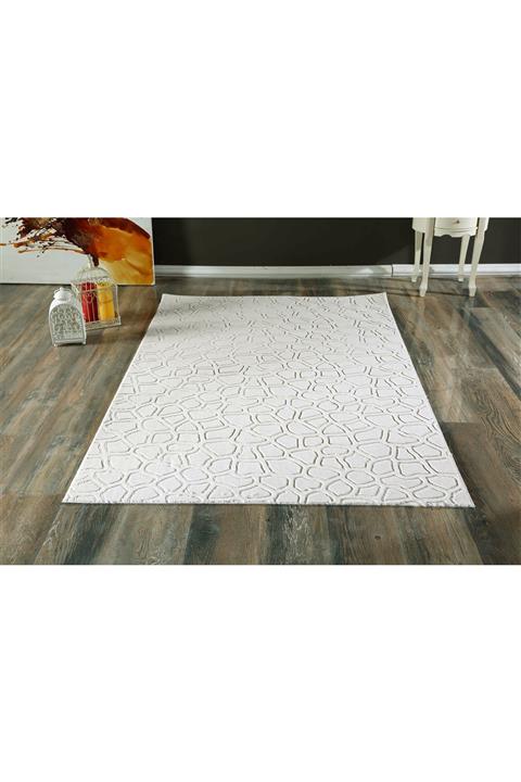 Polaris Halı Taş Kabartma Kaymaz Taban Yolluk Halı Vizon