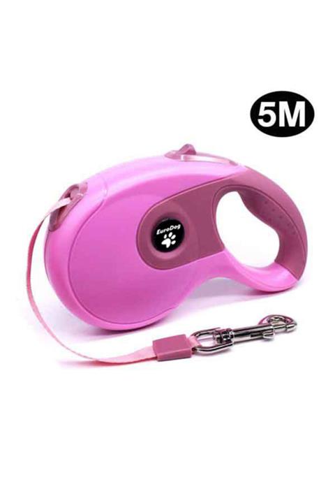 Durbuldum Eurodog Otomatik Şerit Köpek Gezdirme Tasması 5 Mt Pempe