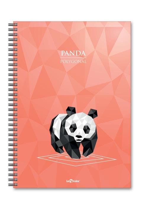 Le Color Okul Defter Esnek Kap A4 Çizgili 200sy Polygonal