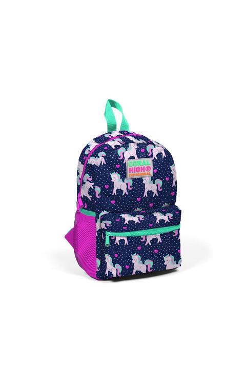 Coral High Kids Lacivert Unicorn Iki Bölmeli Yuva Sırt Çantası 23334
