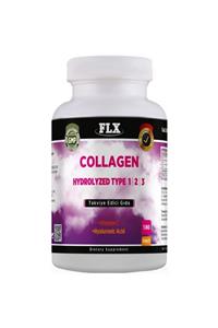 FLX Collagen [kolajen ] Tip-1-2-3 Hyoluronic Asit Vitamin C 180 Tablet