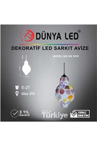 DÜNYA LED Hs.1919 8w Deniz Kabuğu Sarkıt