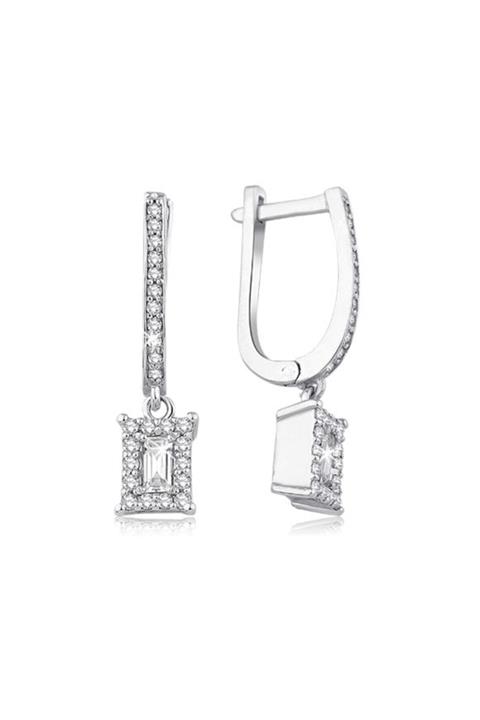 Emel Pırlanta 0.37 Ct. Pırlanta Baget Küpe