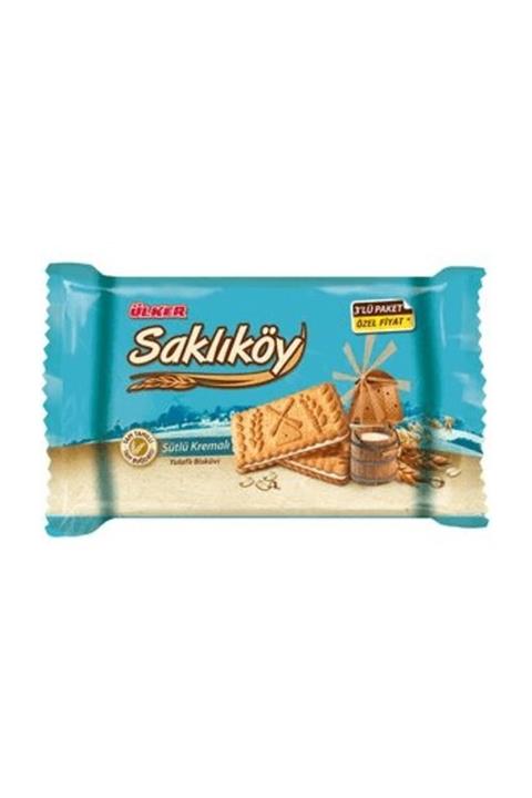 Ülker Saklıköy Sütlü Kremalı Bisküvi Mp 3 x 88 gr
