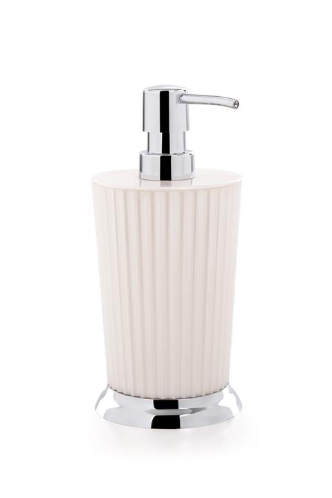 Prima Nova Nely Sıvı Sabunluk- Beyaz - Krom Kaplama