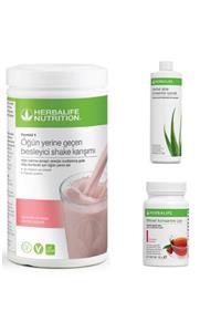 Herbalife Başlangıç Paketi(ahududu Aromalı Shake +ahududu Aromalı Çay +aloe Vera Suyu)