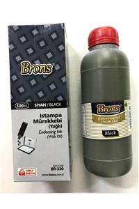 Brons Istampa Mürekkebi 500 Cc., Siyah