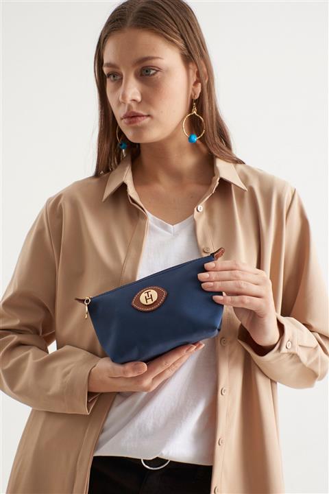 TH Bags Unisex Lacivert Makyaj Çantası Th26000 Medıum