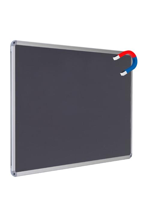 Chalky Manyetik 100x200 cm Kara Tahta - Tebeşir Yazı Tahtası - Siyah