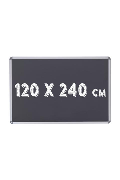 Chalky 120x240 cm Kara Tahta - Tebeşir Yazı Tahtası - Siyah