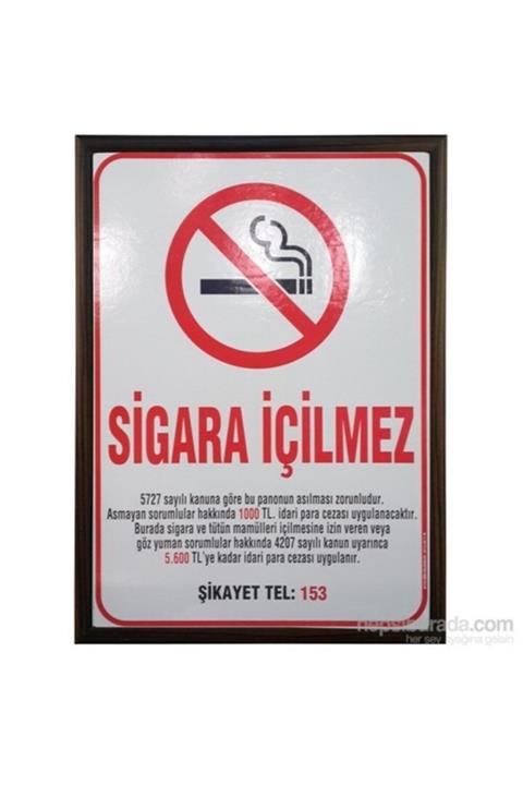 AKYAZI 50x70 Sigara İçilmez Panosu