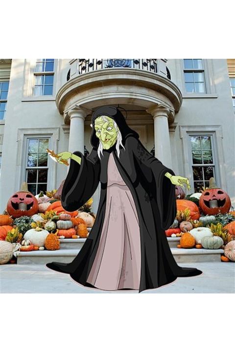 Partioutlet Cadılar Bayramı Cadı Ayaklı Pano Büyük