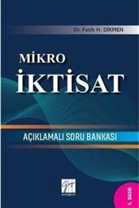 Gazi Kitabevi Mikro Iktisat Açıklamalı Soru Bankası